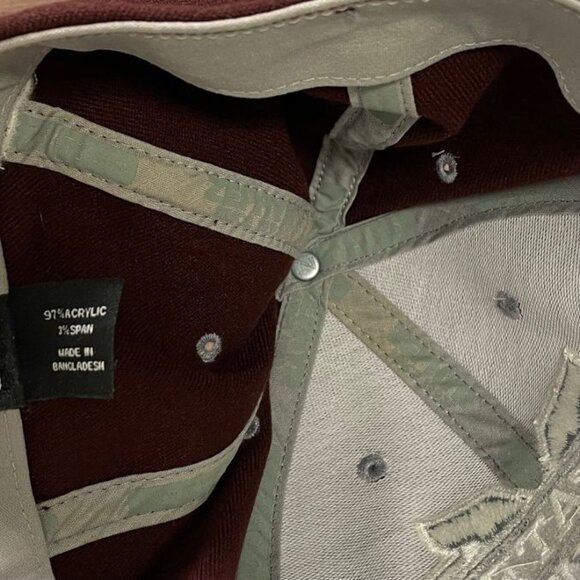 Zephyr Men's Baseball Hat - Mississippi State Univ. - Maroon - Size M - GUC - Picture 11 of 11